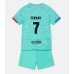 Günstige Barcelona Ferran Torres #7 Babykleidung 3rd Fussballtrikot Kinder 2023-24 Kurzarm (+ kurze hosen)